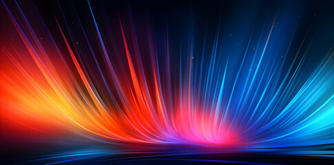 Obraz premium abstract neon colorful background with glowing lights
