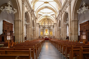 Fototapeta na wymiar Inside Chihuahua Cathedral