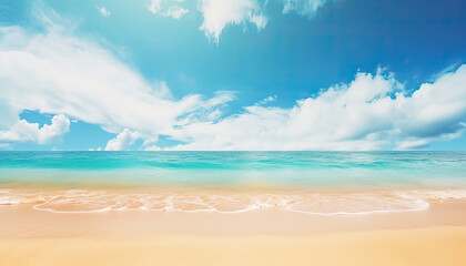 Tropical Summer Beach: Sun, Sea, and Sand
