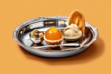 Delicious Desserts on a Silver Platter