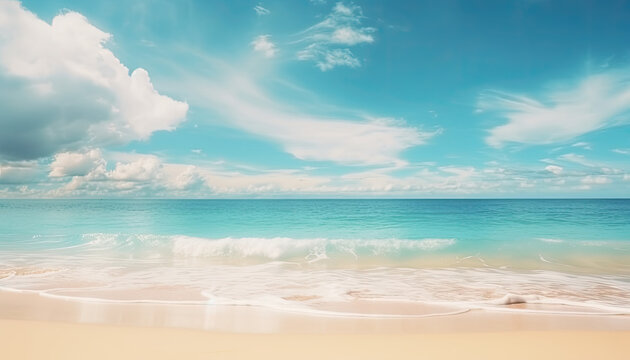Tropical Summer Beach: Sun, Sea, and Sand © Daniel