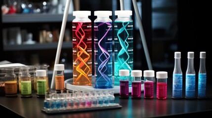 A DNA testing kit. Generative AI