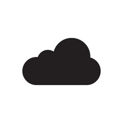 Cloud icon vector illustration sign