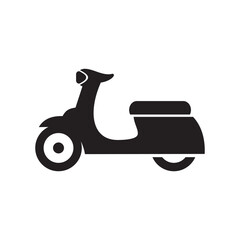 Scooter icon vector illustration sign