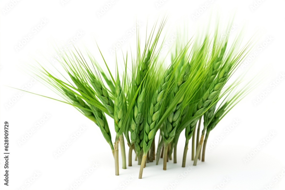 Poster sprouts isolated on a white background