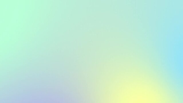Animated Abstract Neon Gradient Mint Color Background