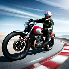 motorcycle generative by AI technology