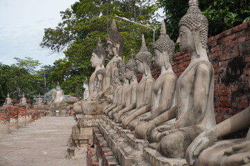 Fototapeta na wymiar Wat Yai Chai Mongkhon, formerly known as 