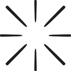 Direction arrow angle black doodle