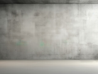 Interior of empty room with concrete walls in loft style. Textured background Generative ai