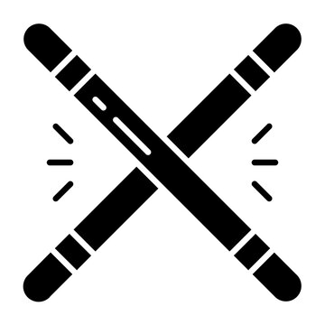 Jurus Toya Glyph Icon