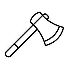 Axe Line Icon