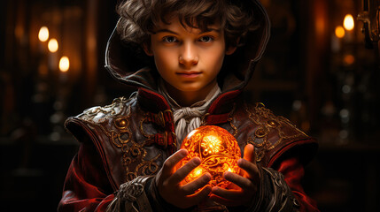  Halfling Wizar - AI Generative