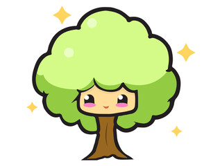 Kawaii Lady Tree