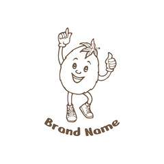 logo of the company on a white background royalty vector illustration