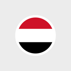 Flag of Yemen. The Yemeni flag is a tricolor of red-white-black. State symbol of the Republic of Yemen.