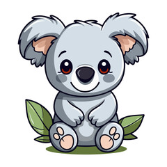 koala baby animal cartoon
