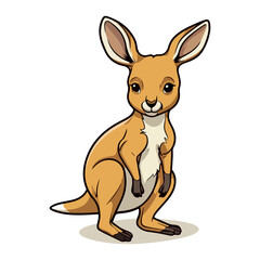 kangaroo cute animal cartoon