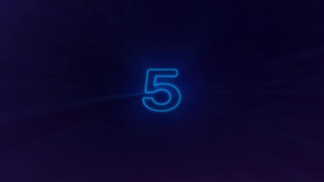 Countdown timer  from 10 to 0 seconds.
