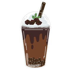 Bubble milk tea 