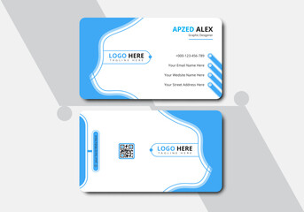  Personal visiting card, Modern business card design, Creative business card design, Modern presentation card design, Professional visiting card design, Vector illustration.