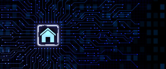 Smart home IOT internet of things wireless control automation.