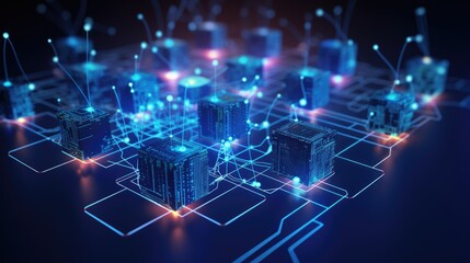 minimal networking technology background big data connectivity software development wallpaper