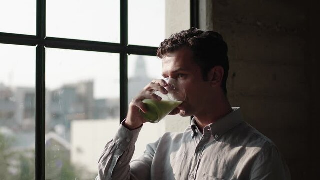 Office Worker Tired Taking Break 4K 48FPS SLO-MO