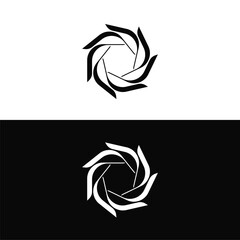 Circle vector logo template design  . Circle icon illustration