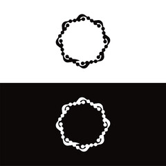 Circle vector logo template illustration . Circle icon design