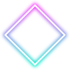 abstract neon frame