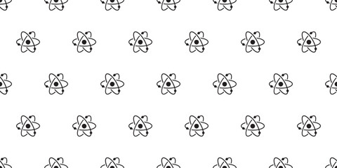 atom symbool seamless pattern