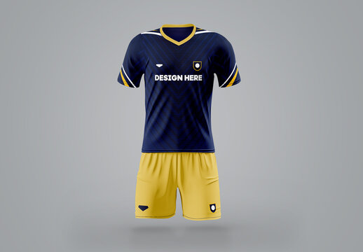 Uniform Soccer Mockup - Front View