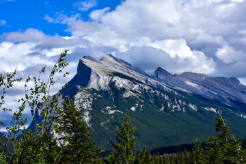 Mount Rundle in Banff National Park, Canada.