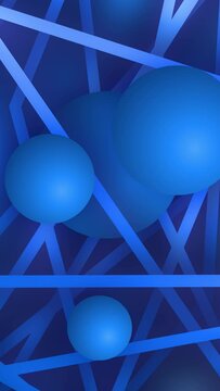 Dynamic abstract shape background. Geometric shapes loop animation. Modern background.. Geometric shapes loop animation. Modern background.