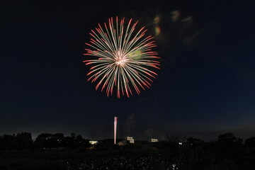 狭山市入間川七夕まつり納涼花火大会 Sayama City Irumagawa Tanabata Festival Noryo Fireworks Display