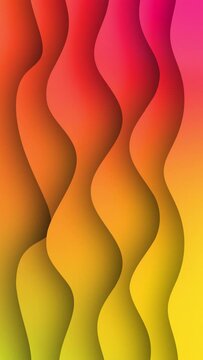 Color corporate geometric  looped animated wave background. Video animation.