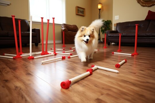 Home Obstacle Course Setup For Puppy Agility Training