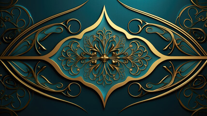 Abstract background with arabic pattern. Islamic ornament