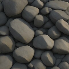 gray rocks background generated ai