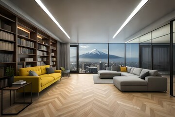 modern living room generated by Ai