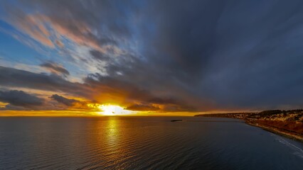 Fototapeta na wymiar Breathtakingly beautiful landscape of White Rock, British Columbia, Canada