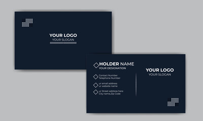 Professional Business card design for personal identity
