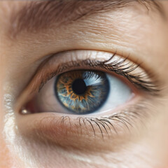 Fototapeta premium Close up of a female eye