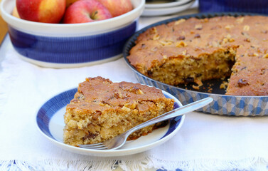 Apple, cinnamon  cake