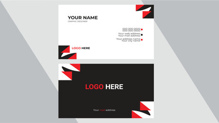 clean corporate business card template. Vector illustration. Stationery design.business card design template vector