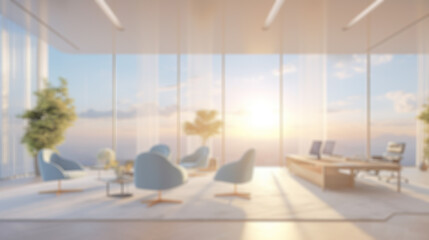 Fototapeta premium Unscharfer Büro-Hintergrund