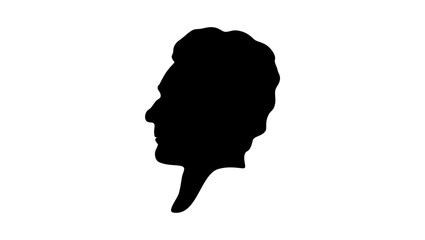Jean Jacques Rousseau silhouette