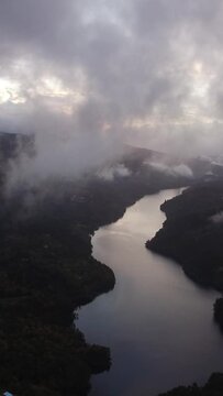Vertical Video of Mystic River