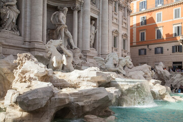 Fontana di Trevi, Rome, Italy. Best of the city.